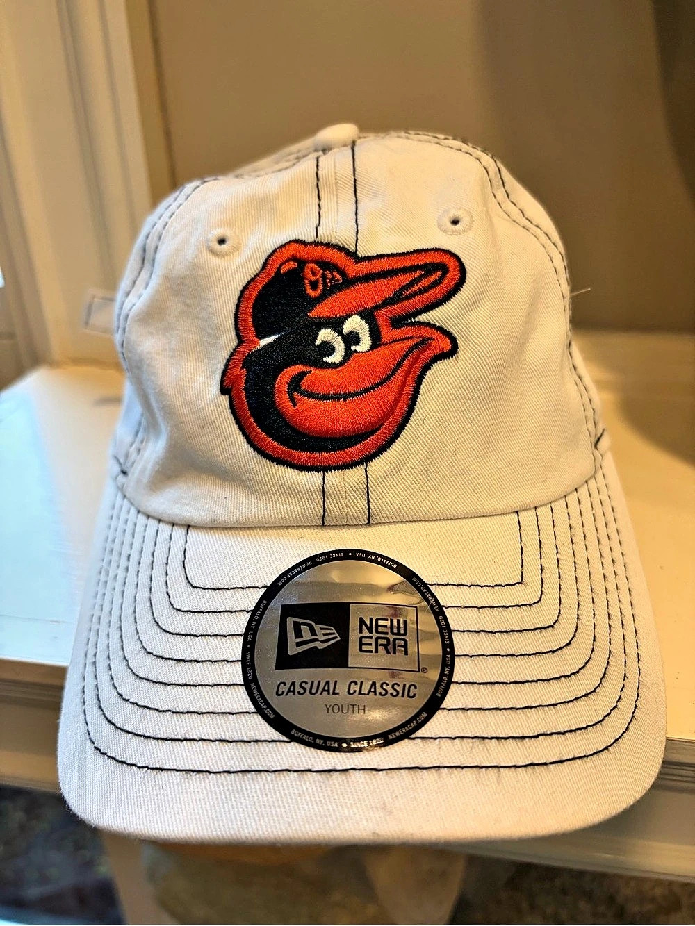 Baltimore Orioles Casual Classic Orioles Youth Cap/Hat New Era White Black12